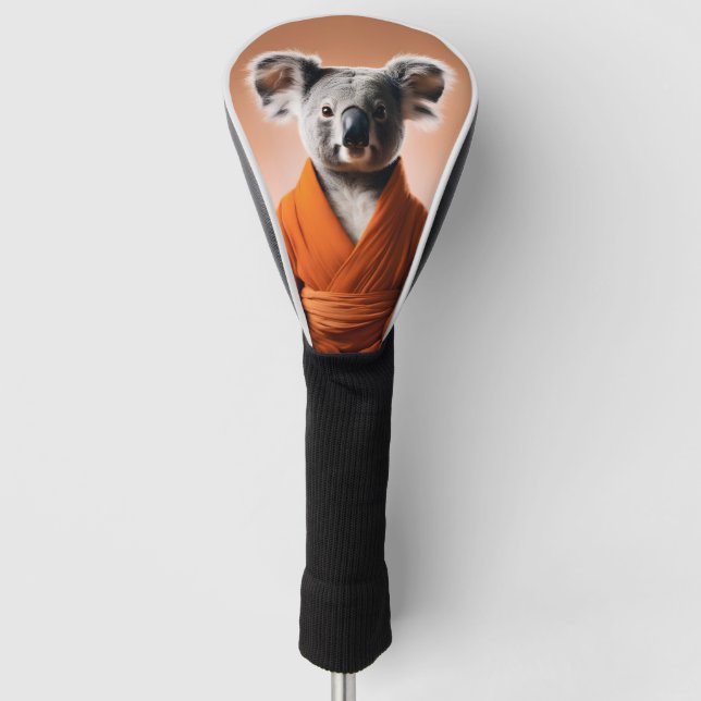 Buddhist Koala Golf Headcover (Vorderseite)