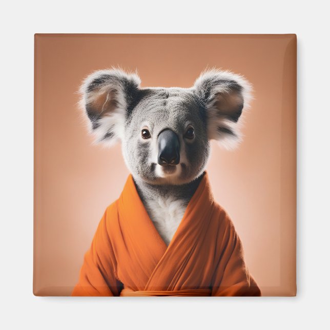 Buddhist Koala Magnet (Vorne)