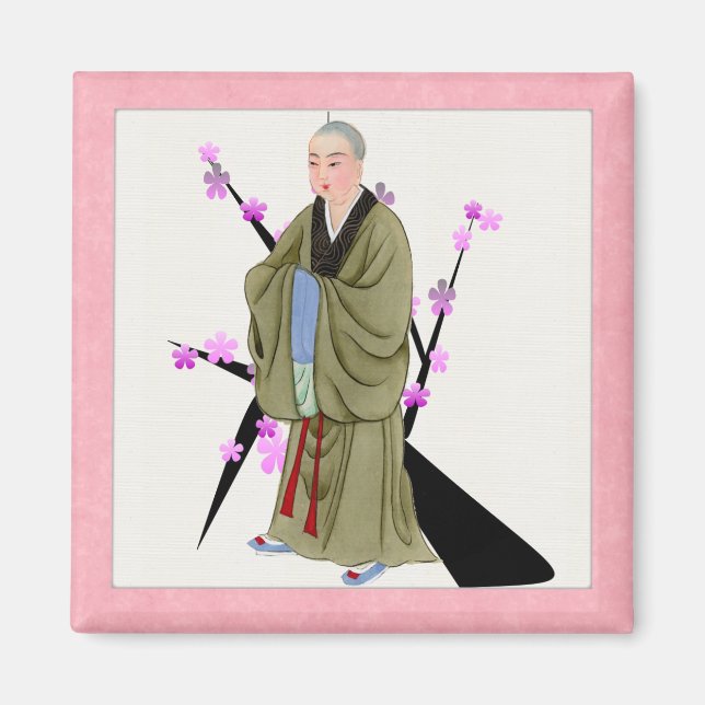 Buddhist Monk Magnet (Vorne)