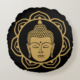Buddhist Nirvana Day Rundes Kissen