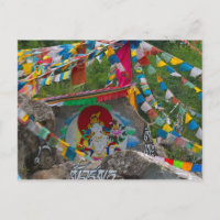 Buddhist Painting on Rocks