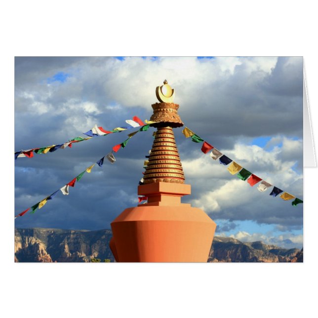 Buddhist Stupa in Sedona, Az (Vorderseite (Horizontal))