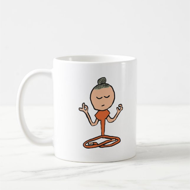 Buddhist vermitteln kaffeetasse (Links)