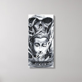 buddhistisch leinwanddruck