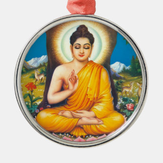 Buddhistisch Ornament Aus Metall