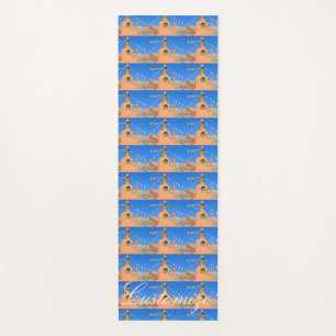 Buddhistische Duma mit Gebetsfahnen Thunder_Cove Yogamatte