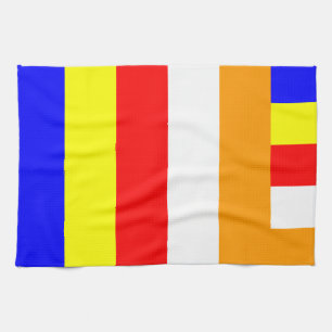 Buddhistische Flagge Geschirrtuch