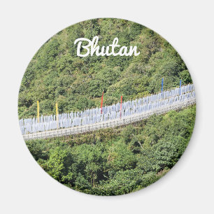 Buddhistische Gebetsfahnen - Bhutan Magnet