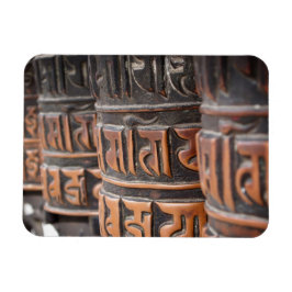 Buddhistische Gebetsräder rechteckiger Magnet