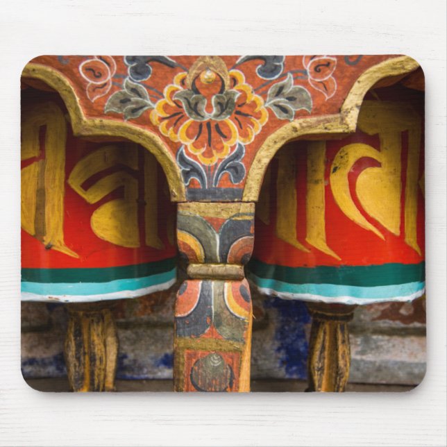 Buddhistische Gebetsrolle, Bhutan Mousepad (Vorne)