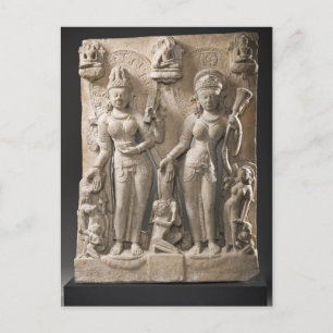 Buddhistische Goddesses Tara und Chunda Postkarte