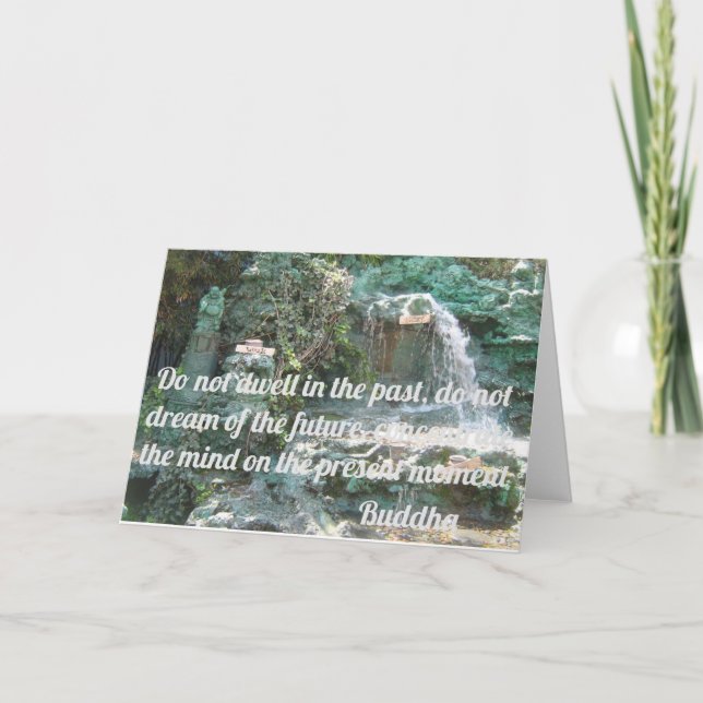 Buddhistische inspirierend Karte (Vorderseite)