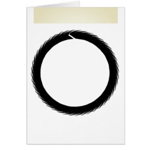 Buddhistische Mathe-Enso-Circle-Card