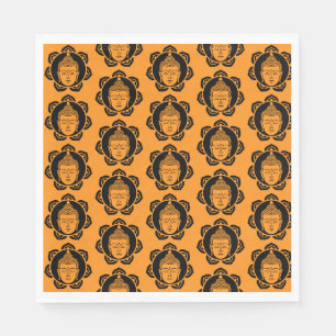 Buddhistische Meditation Art Decor Serviette