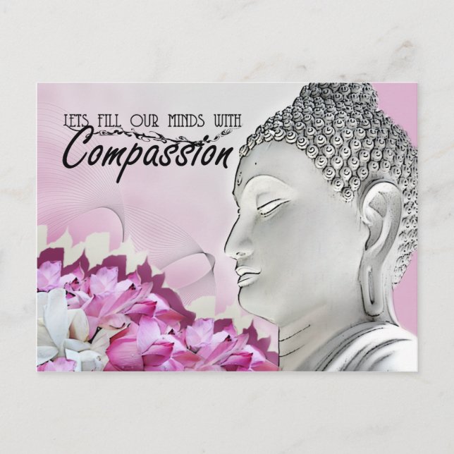 Buddhistische Postkarte (Vorderseite)