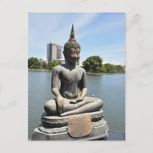 Buddhistische Postkarte - Sri Lanka (Vorderseite)