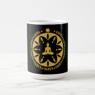 Buddhistische Religion Karma - Buddhismus - sechs Kaffeetasse