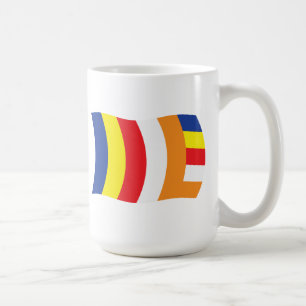 Buddhistische Religionsflagge Tasse