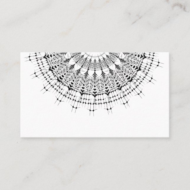 Buddhistische Stammes- Mandala Visitenkarte (Vorderseite)