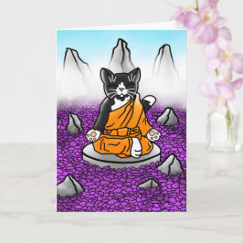 Buddhistische Tuxedo-Medizin Karte