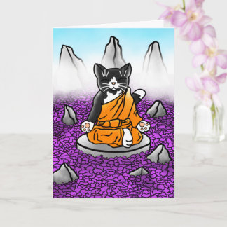 Buddhistische Tuxedo-Medizin Karte