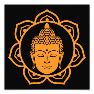 Buddhistische Wanddekoration für Zuhause Fotodruck