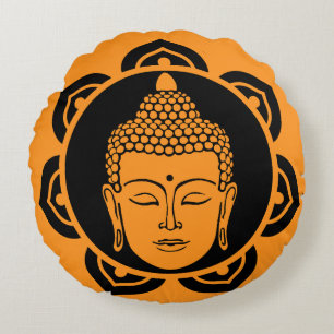 buddhistische Wohngestaltung Rundes Kissen