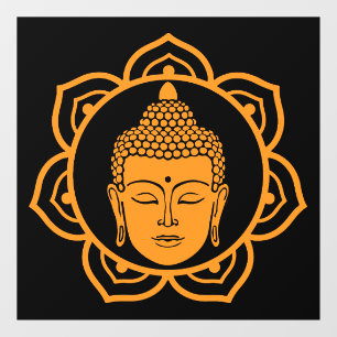 Buddhistische Zuhause-Wanddekoration Fensteraufkleber