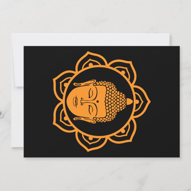 Buddhistischer Bodhi-Tag Karte (Vorderseite)
