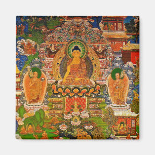 Buddhistischer Buddhismus Buddhas, der Boho Magnet