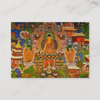 Buddhistischer Buddhismus Buddhas, der Boho Visitenkarte