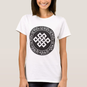 Buddhistischer endloser Knoten T-Shirt