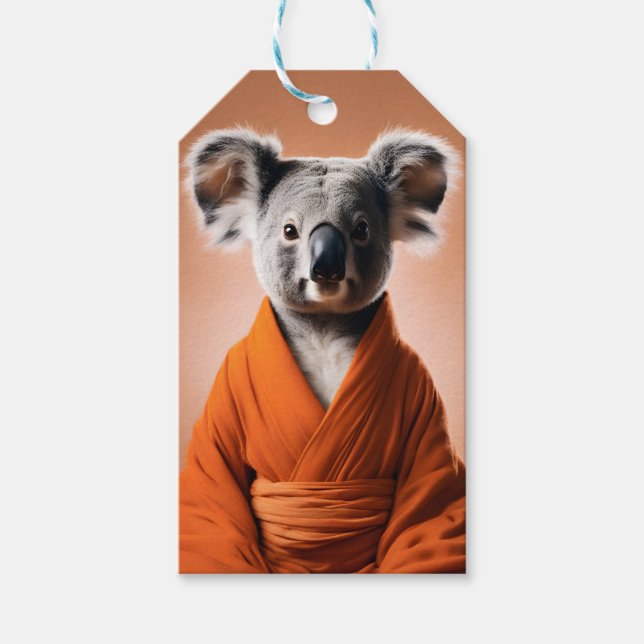 Buddhistischer Koala Geschenkanhänger (Vorderseite)
