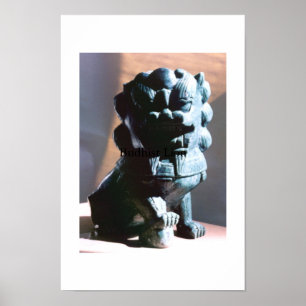 Buddhistischer Löwe Poster