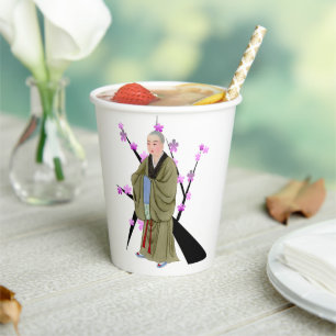 Buddhistischer Mondpapiercup Pappbecher