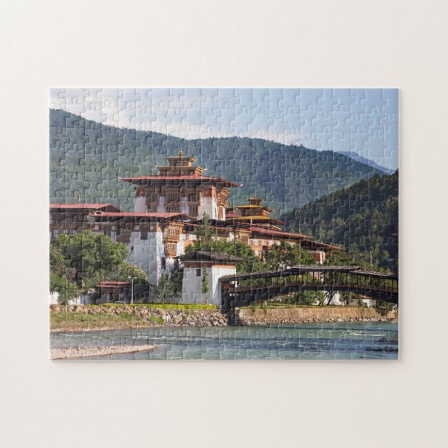 Buddhistischer Tempel am Fluss (Horizontal)