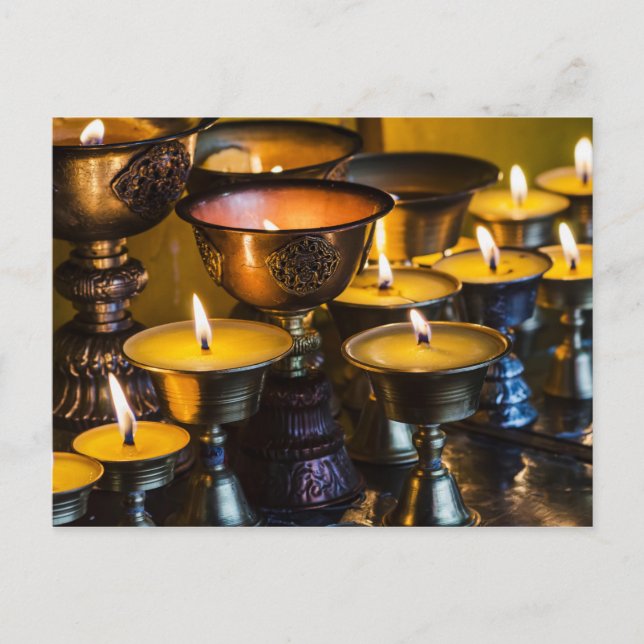 Buddhistischer Tempel | Kloster Longwu Postkarte (Vorderseite)