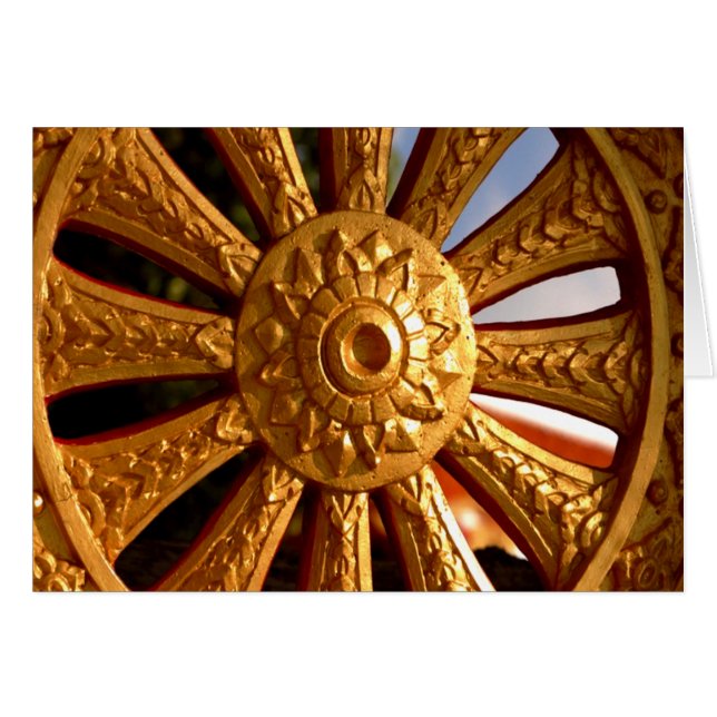 Buddhistisches Chariot-Rad (Vorderseite (Horizontal))