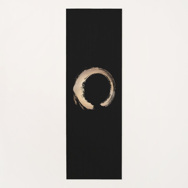 Buddhistisches Enso-Symbol Yogamatte (Vorderseite)