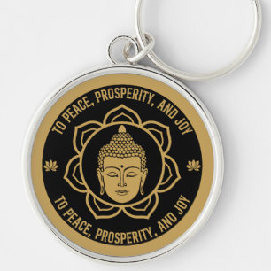 Buddhistisches Mantra Glück Geschenk Schlüsselanhänger