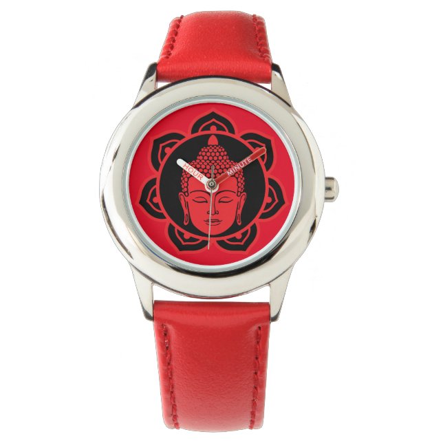 Buddhistisches Meditationsschmuck Armbanduhr (Vorderseite)