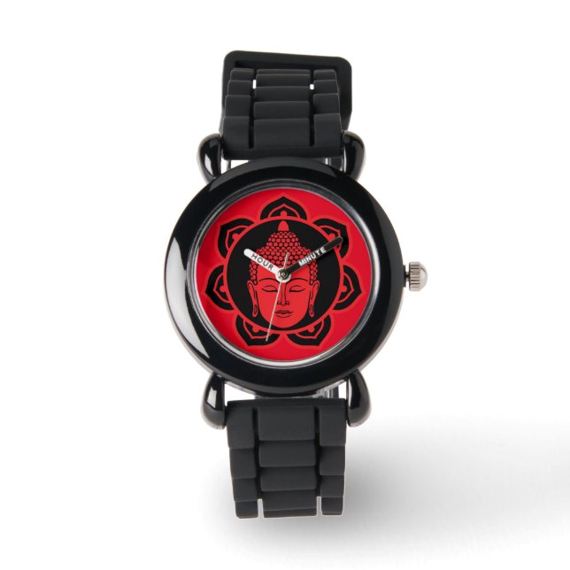 Buddhistisches Meditationsschmuck Armbanduhr (Vorderseite)