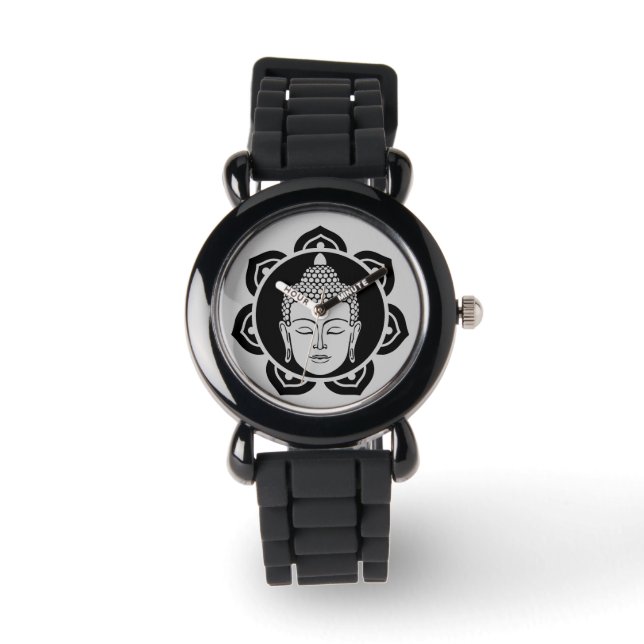 Buddhistisches Meditationsschmuck Armbanduhr (Vorderseite)