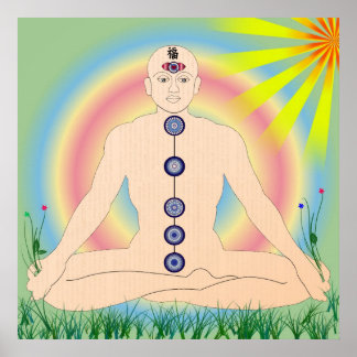 Buddhistisches Poster