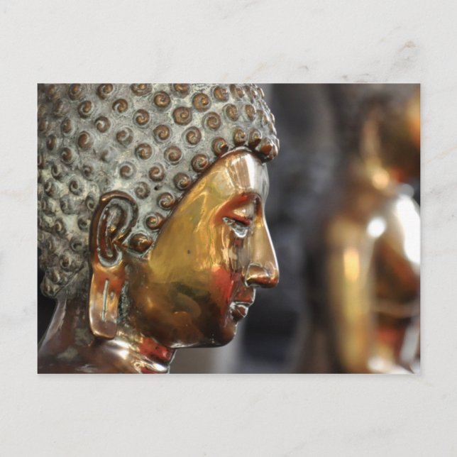 Buddistische Skulptur Postkarte (Vorderseite)