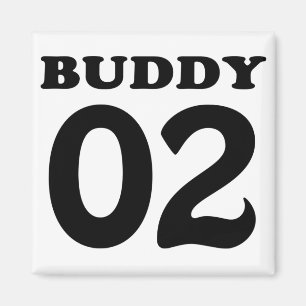 Buddy 02 schwarz magnet
