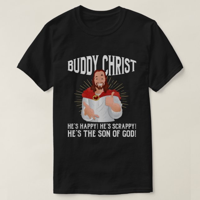 Buddy Christ Jesus Religious Christlich T-Shirt (Design vorne)