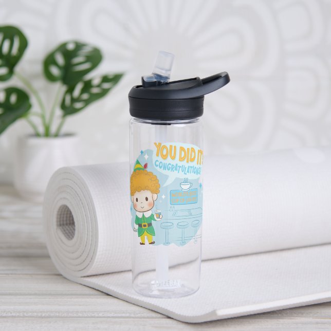 Buddy den Elf, du hast es getan! Herzlichen Glückw Trinkflasche (Yoga)