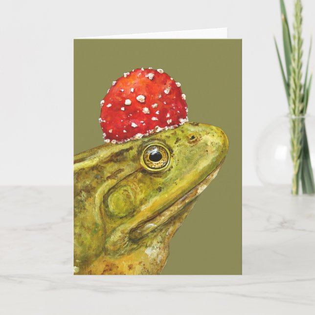 Buddy der Bullfrosch-Karte Karte (Vorderseite)