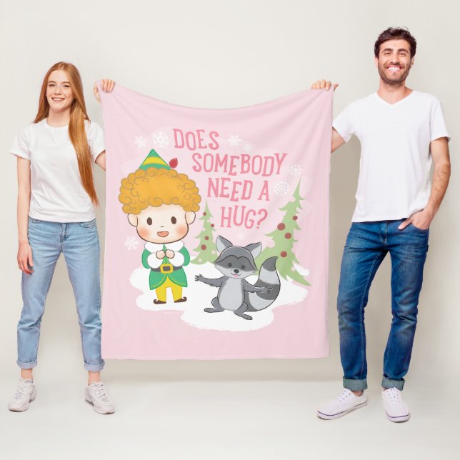 Buddy der Elf braucht jemand eine Umarmung? Fleecedecke (Beispiel)